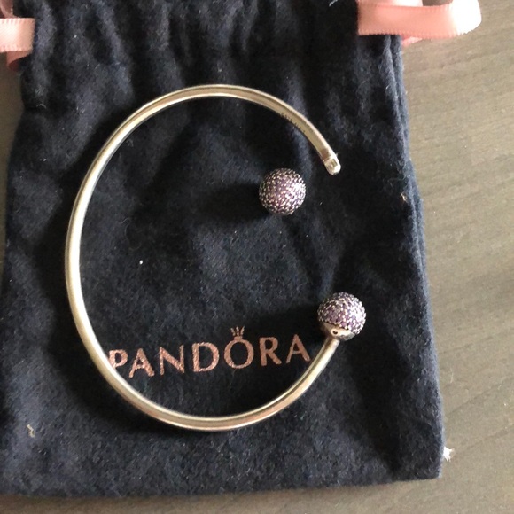 Pandora pave Bangle - Picture 3 of 3